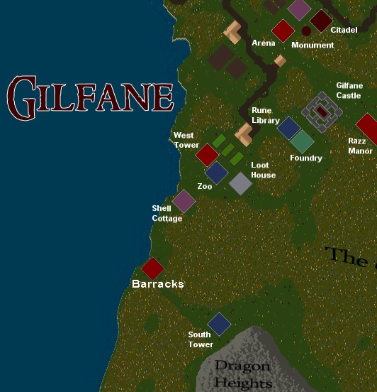 Guildhall map